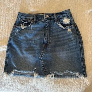 Curve Love Ultra High Rise Denim Skirt